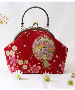 Túi xách linen xanh-HT190120