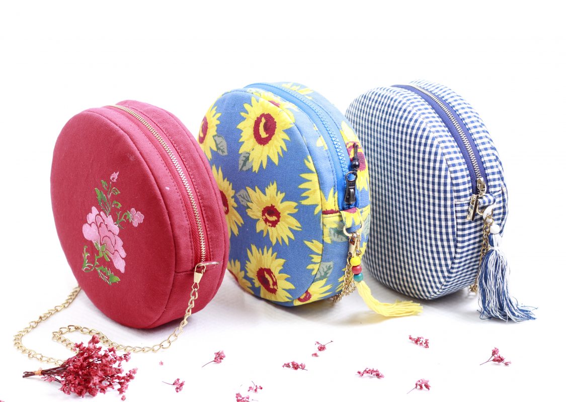 túi xách tròn handmade