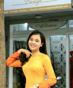Áo dài cam